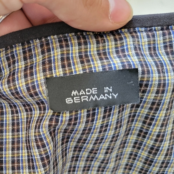 Bongardi Dark Grey Vintage Mens Farmcore Work Casual Jacket - Picture 3 of 10